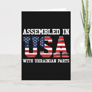Oekraïens-Amerikaanse patriot Amerikaans geteeld O Kaart