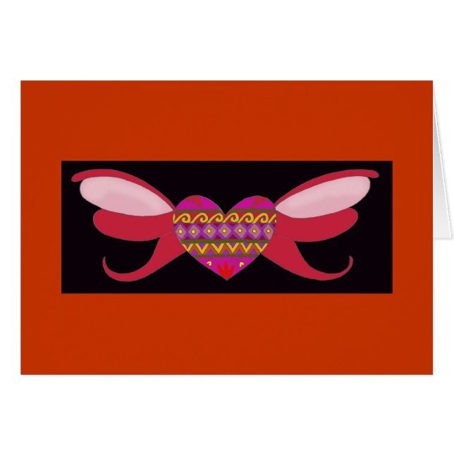 Oekraïens bij hart (Voorkant Horizontaal)