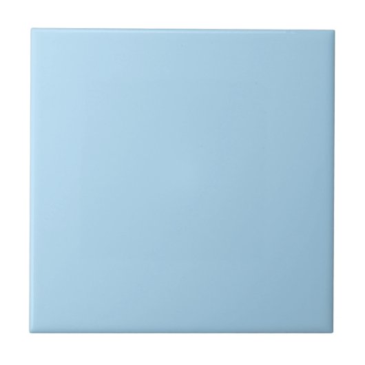 Oekraïens Blauw Solid Color Tile Tegeltje (Voorkant)