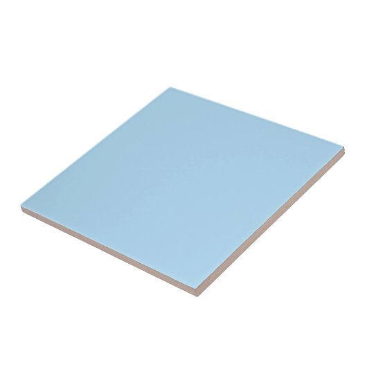 Oekraïens Blauw Solid Color Tile Tegeltje (Zijkant)