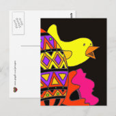 Oekraïens Chick  Briefkaart (Voorkant / Achterkant)