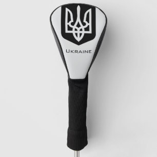 Oekraïens contemporain grafisch embleem Tryzub Golfheadcover