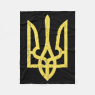 Oekraïens drietand symbool - Oekraïne Steun Patrio Fleece Deken