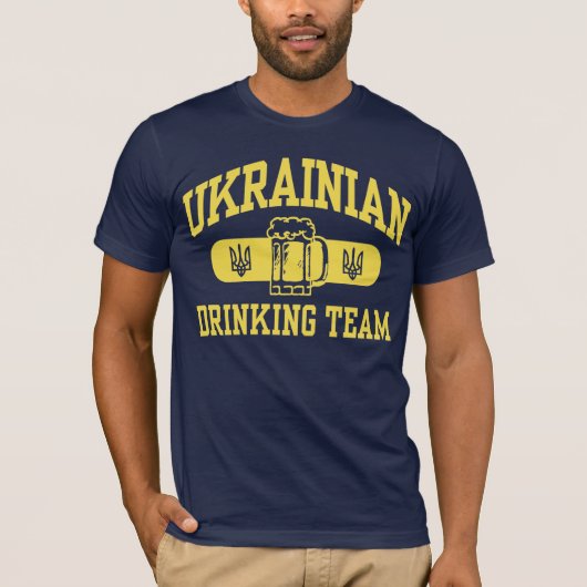 Oekraïens Drink team T-shirt (Voorkant)