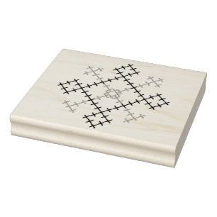 Oekraïens etnisch folk ornament rubberstempel