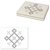 Oekraïens etnisch folk ornament rubberstempel (Gestempeld)