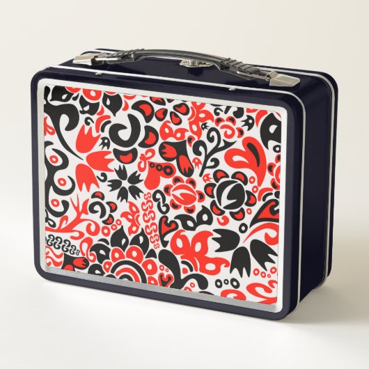 Oekraïens etnische folk art floral pattern absrtac (Achterkant)