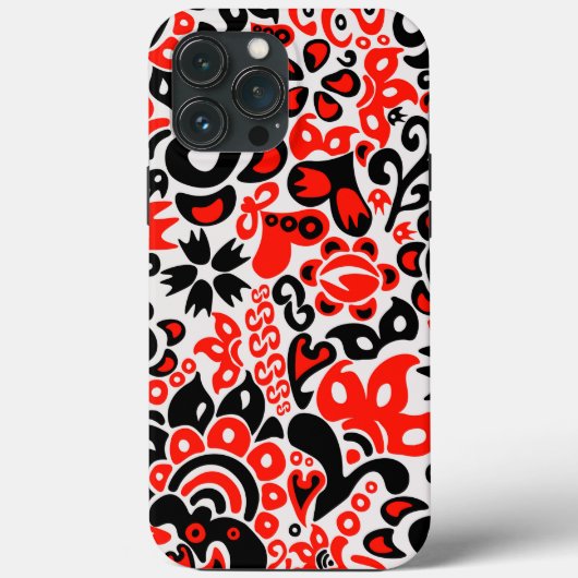Oekraïens etnische folk art floral pattern absrtac Case-Mate iPhone case (Achterkant)