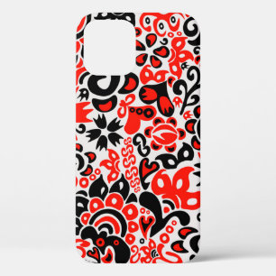 Oekraïens etnische folk art floral pattern absrtac Case-Mate iPhone case