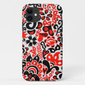 Oekraïens etnische folk art floral pattern absrtac Case-Mate iPhone case (Achterkant)