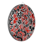 Oekraïens etnische folk art floral pattern absrtac dartbord (Voorkant Links)