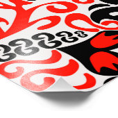 Oekraïens etnische folk art floral pattern absrtac foto afdruk (Hoek)