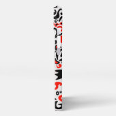 Oekraïens etnische folk art floral pattern absrtac iPhone hoesje (Linkerkant)