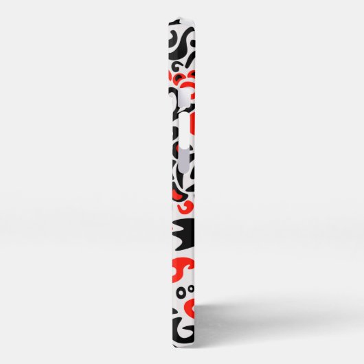 Oekraïens etnische folk art floral pattern absrtac iPhone hoesje (Linkerkant)