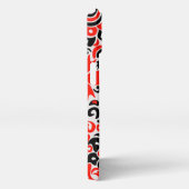 Oekraïens etnische folk art floral pattern absrtac iPhone hoesje (Rechterkant)