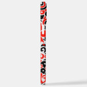 Oekraïens etnische folk art floral pattern absrtac iPhone hoesje (Rechterkant)