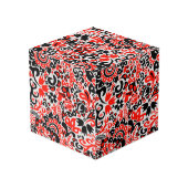 Oekraïens etnische folk art floral pattern absrtac kubus (Achter hoekig)