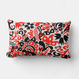 Oekraïens etnische folk art floral pattern absrtac kussen