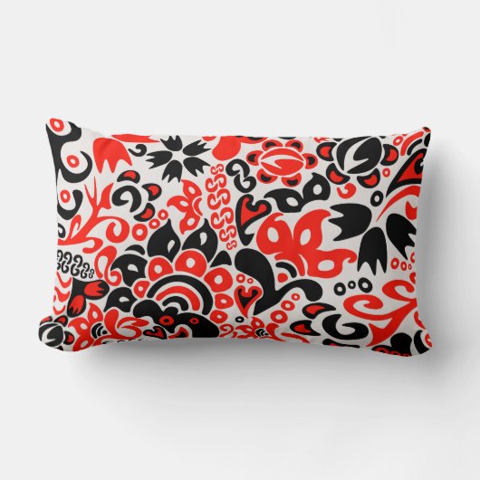 Oekraïens etnische folk art floral pattern absrtac kussen (Voorkant)
