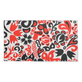 Oekraïens etnische folk art floral pattern absrtac kussensloop (Achterkant-Links)