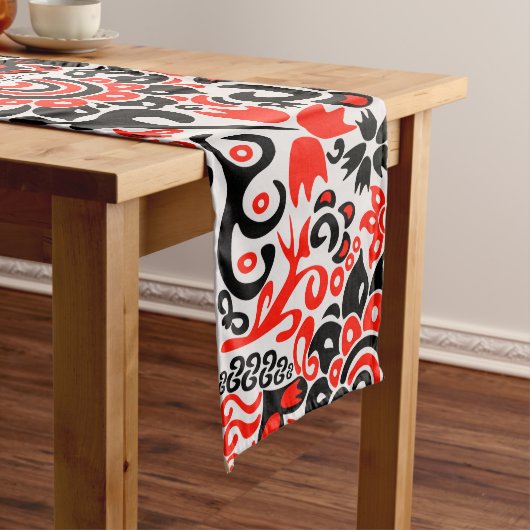 Oekraïens etnische folk art floral pattern absrtac lange tafelloper (Voorbeeld)