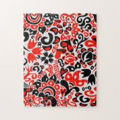 Oekraïens etnische folk art floral pattern absrtac legpuzzel (Verticaal)