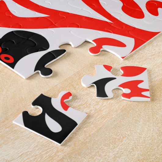 Oekraïens etnische folk art floral pattern absrtac legpuzzel (Zijkant)