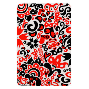 Oekraïens etnische folk art floral pattern absrtac magneet
