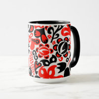 Oekraïens etnische folk art floral pattern absrtac