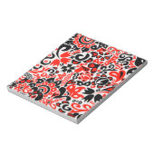 Oekraïens etnische folk art floral pattern absrtac notitieblok (Linkerzijde)