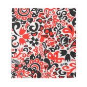 Oekraïens etnische folk art floral pattern absrtac notitieblok (Voorkant)