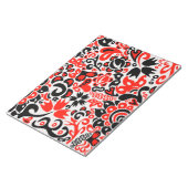 Oekraïens etnische folk art floral pattern absrtac notitieblok (Schuin)
