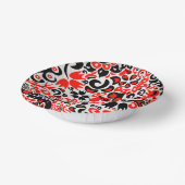 Oekraïens etnische folk art floral pattern absrtac papieren kommen (Gebogen)