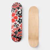 Oekraïens etnische folk art floral pattern absrtac persoonlijk skateboard (Voorkant)