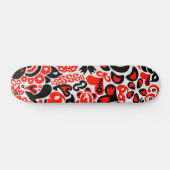 Oekraïens etnische folk art floral pattern absrtac persoonlijk skateboard (Horizontaal)
