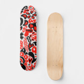 Oekraïens etnische folk art floral pattern absrtac persoonlijk skateboard (Voorkant)