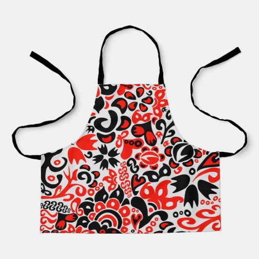 Oekraïens etnische folk art floral pattern absrtac schort (Voorkant)