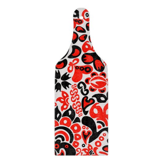 Oekraïens etnische folk art floral pattern absrtac snijplank (Voorkant)