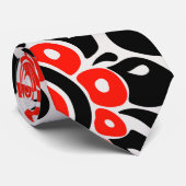 Oekraïens etnische folk art floral pattern absrtac stropdas (Opgerold)