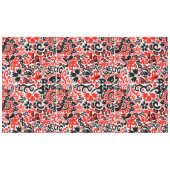 Oekraïens etnische folk art floral pattern absrtac tafelkleed (Voorkant (Horizontaal))
