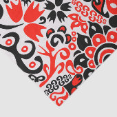 Oekraïens etnische folk art floral pattern absrtac tissuepapier (Detail)