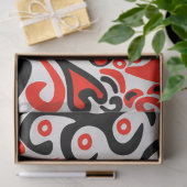 Oekraïens etnische folk art floral pattern absrtac tissuepapier (Geschenk)