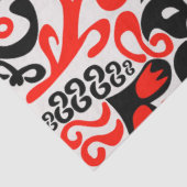 Oekraïens etnische folk art floral pattern absrtac tissuepapier (Detail)