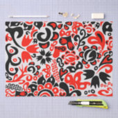 Oekraïens etnische folk art floral pattern absrtac tissuepapier (Craft)