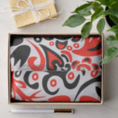 Oekraïens etnische folk art floral pattern absrtac tissuepapier (Geschenk)