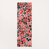 Oekraïens etnische folk art floral pattern absrtac yogamat (Achterkant)