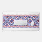 Oekraïens floraal nationaal patroon bureaumat (Keyboard & Muis)