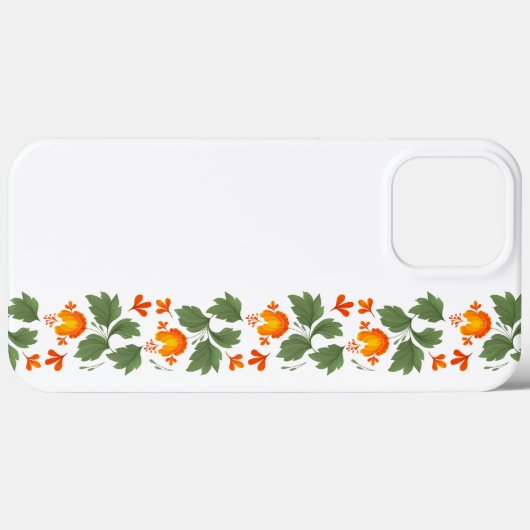 Oekraïens folk bloemenpatroon. Oekraïense stijl Case-Mate iPhone Case (Achterkant (horizontaal))