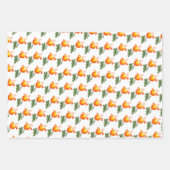 Oekraïens folk bloemenpatroon. Oekraïne Inpakpapier Vel (Voorkant 2)