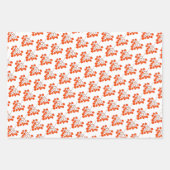 Oekraïens folk bloemenpatroon. Oekraïne Inpakpapier Vel (Voorkant)